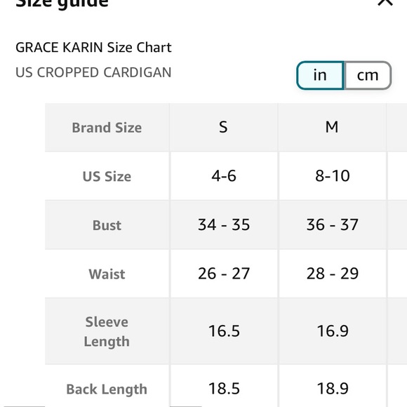 (A9) GRACE KARIN Cropped Cardigan V-Neck Button Down Open Front, Size Small, NWT - Picture 7 of 12